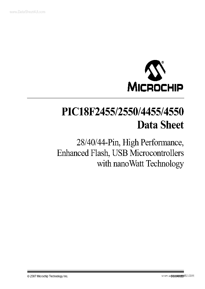 PIC18LF4550_2783659.PDF Datasheet