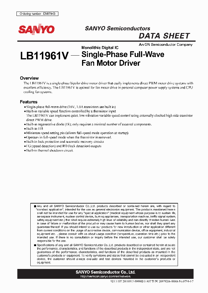 LB11961V_2783932.PDF Datasheet
