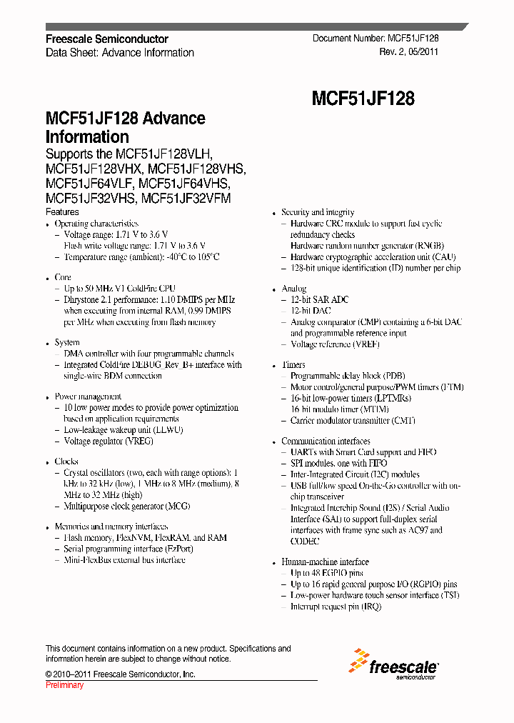 MCF51JF64VHS_2787168.PDF Datasheet