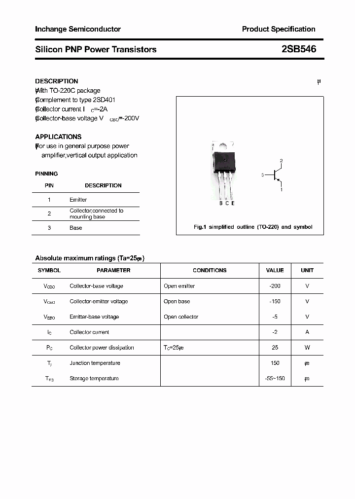 2SB546_2788779.PDF Datasheet