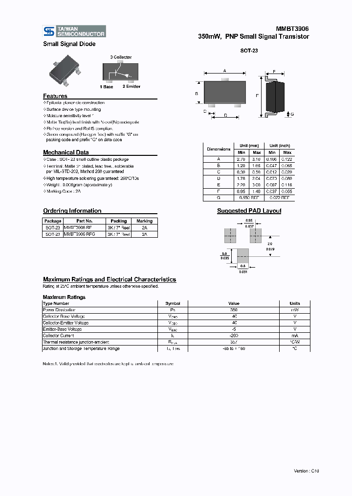 MMBT3906RF_2788792.PDF Datasheet