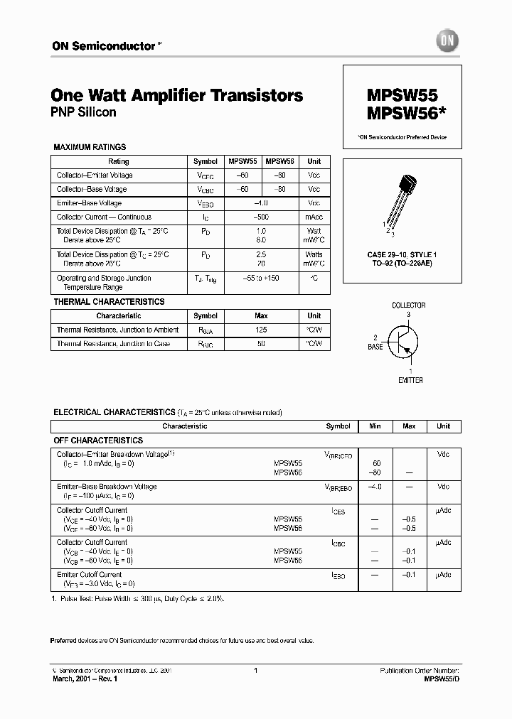 MPSW55-D_2791980.PDF Datasheet