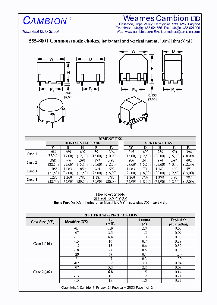555-8001_2790311.PDF Datasheet
