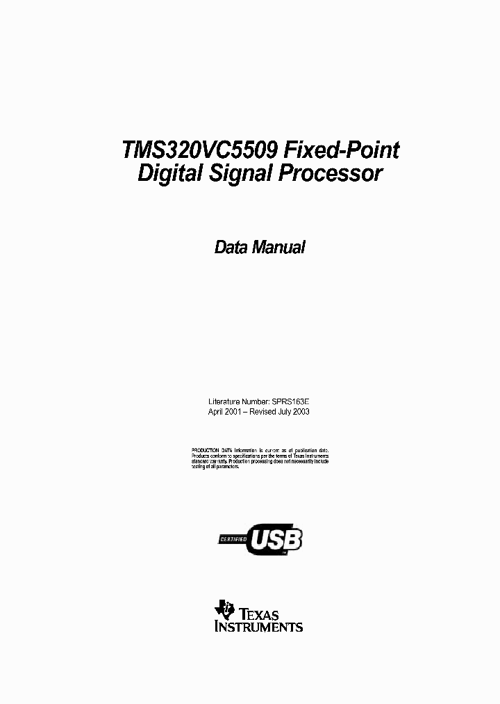 TMS320VC5509-144_2789905.PDF Datasheet