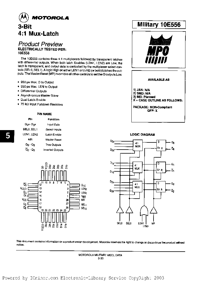 10E556BYAJC_2793012.PDF Datasheet