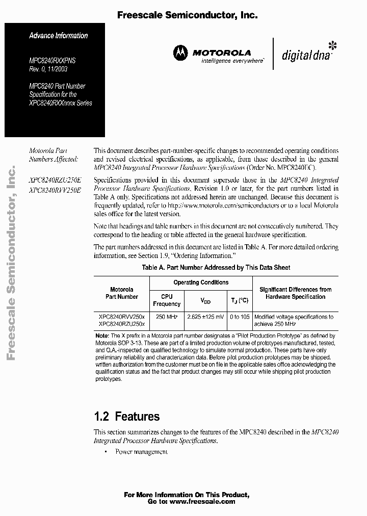 MPC8240RXXPNS_2796329.PDF Datasheet