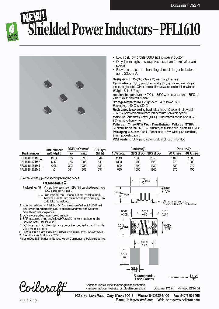 PFL1610-102ME_2796469.PDF Datasheet
