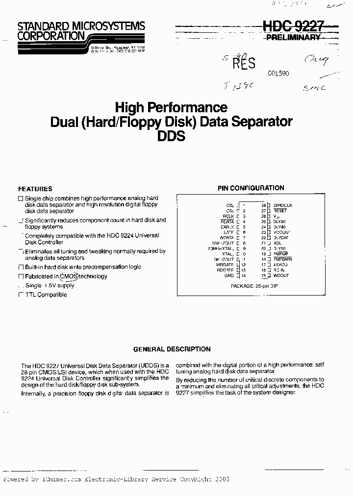 HDC9227_2796809.PDF Datasheet