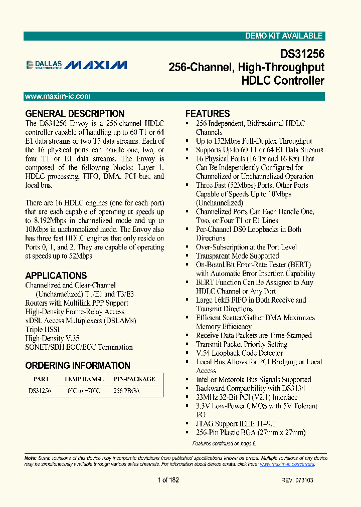 DS31256_2800901.PDF Datasheet