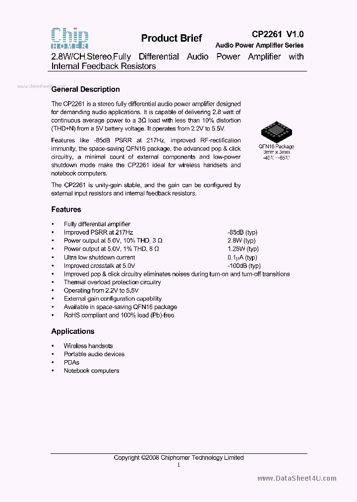 CP2261_2803550.PDF Datasheet