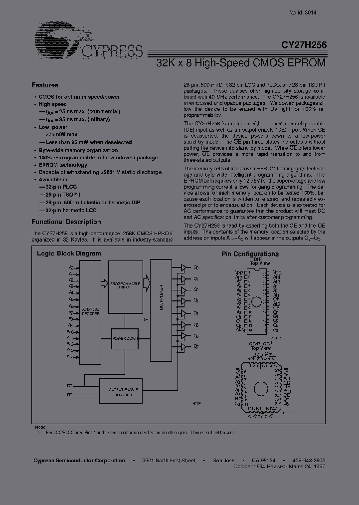 CY27H256-25JC_2802857.PDF Datasheet