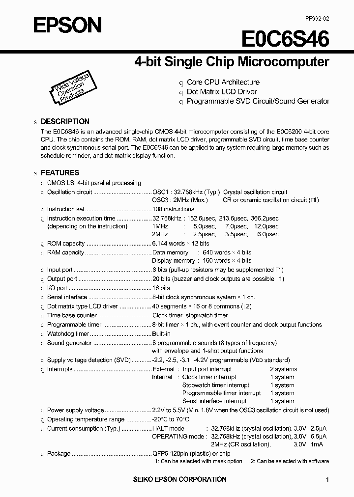 E0C6S46_2804539.PDF Datasheet