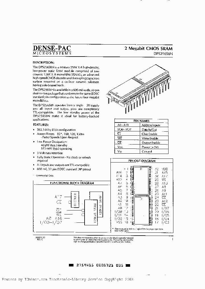 DPS256S8N-12C_2805804.PDF Datasheet