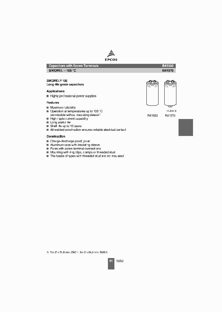B41570A8479Q000_2808728.PDF Datasheet