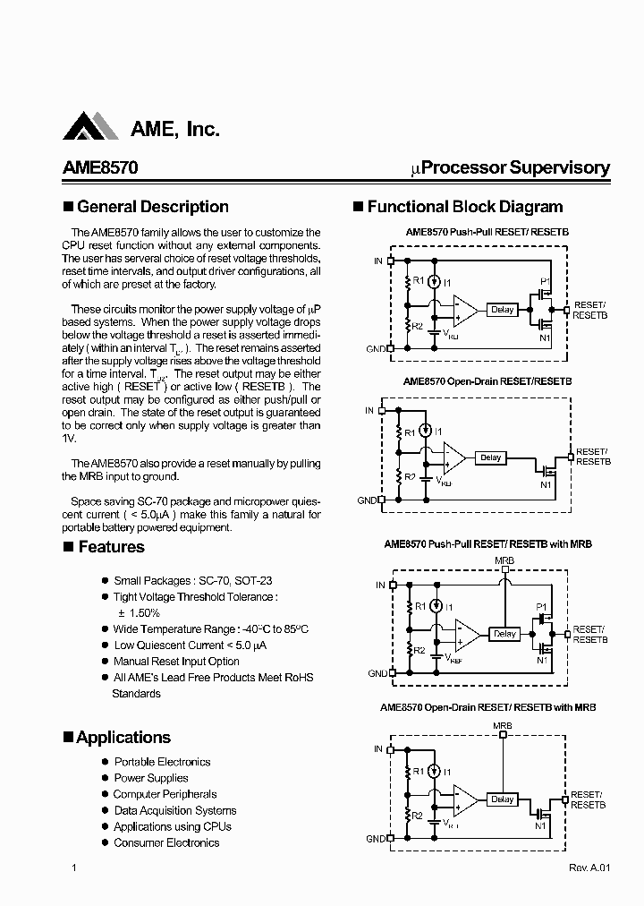 AME8570AEETBF31Z_2809072.PDF Datasheet