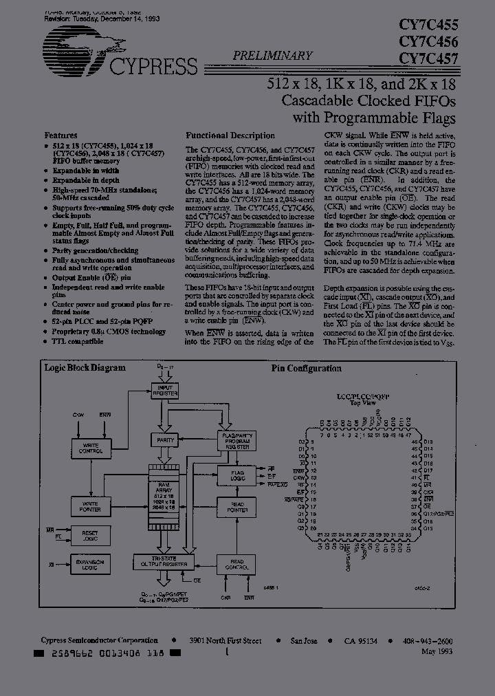 CY7C457-14LC_2813160.PDF Datasheet