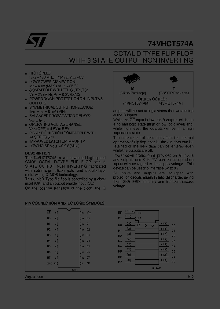 74VHCT574M_2812556.PDF Datasheet