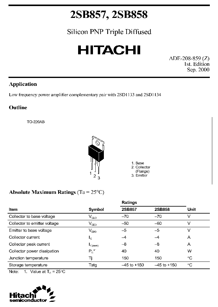 2SB857C_2813721.PDF Datasheet