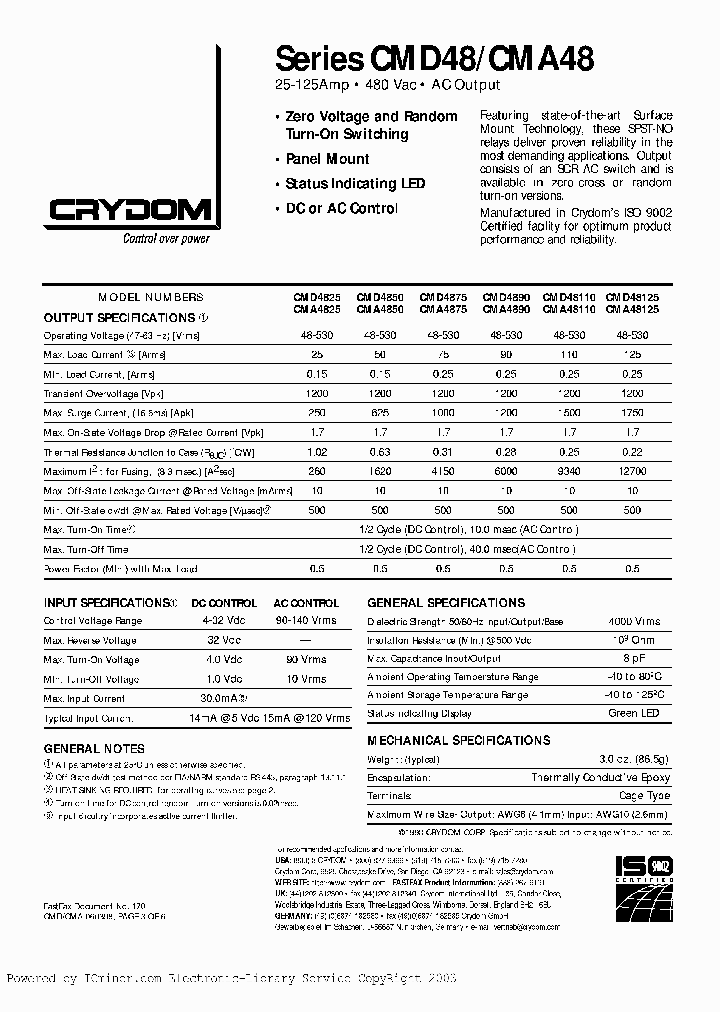 CMA4850_2813978.PDF Datasheet