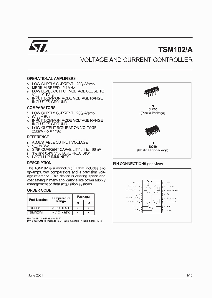 TSM102AIDT_2813856.PDF Datasheet