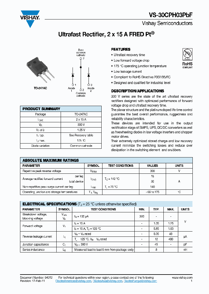 30CPH03PBF11_2814361.PDF Datasheet