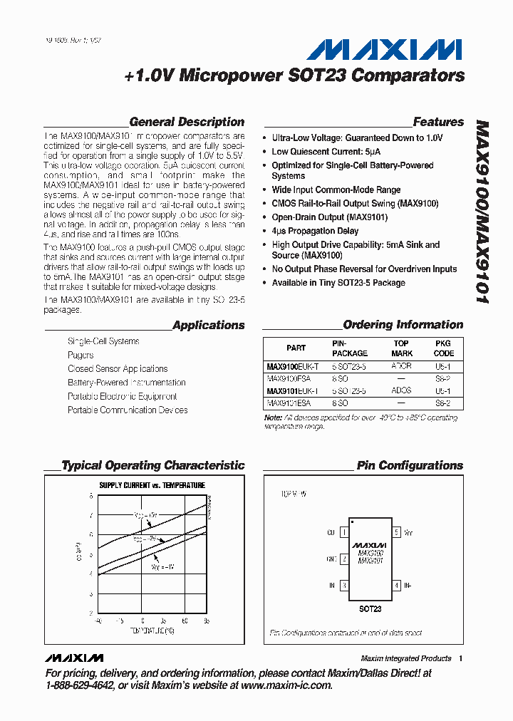 MAX9100EUK_2814423.PDF Datasheet