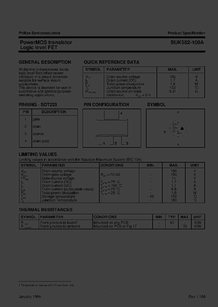 BUK582-100ATR_2815081.PDF Datasheet