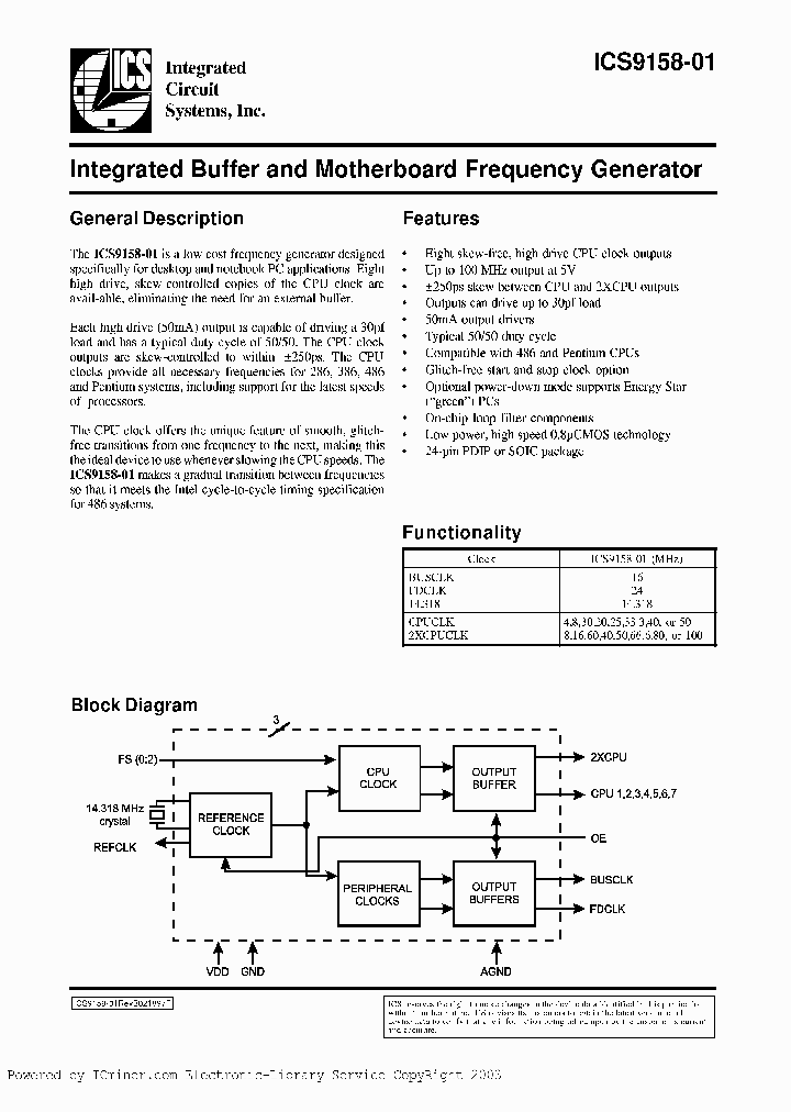 ICS9158-01CN24_2816808.PDF Datasheet