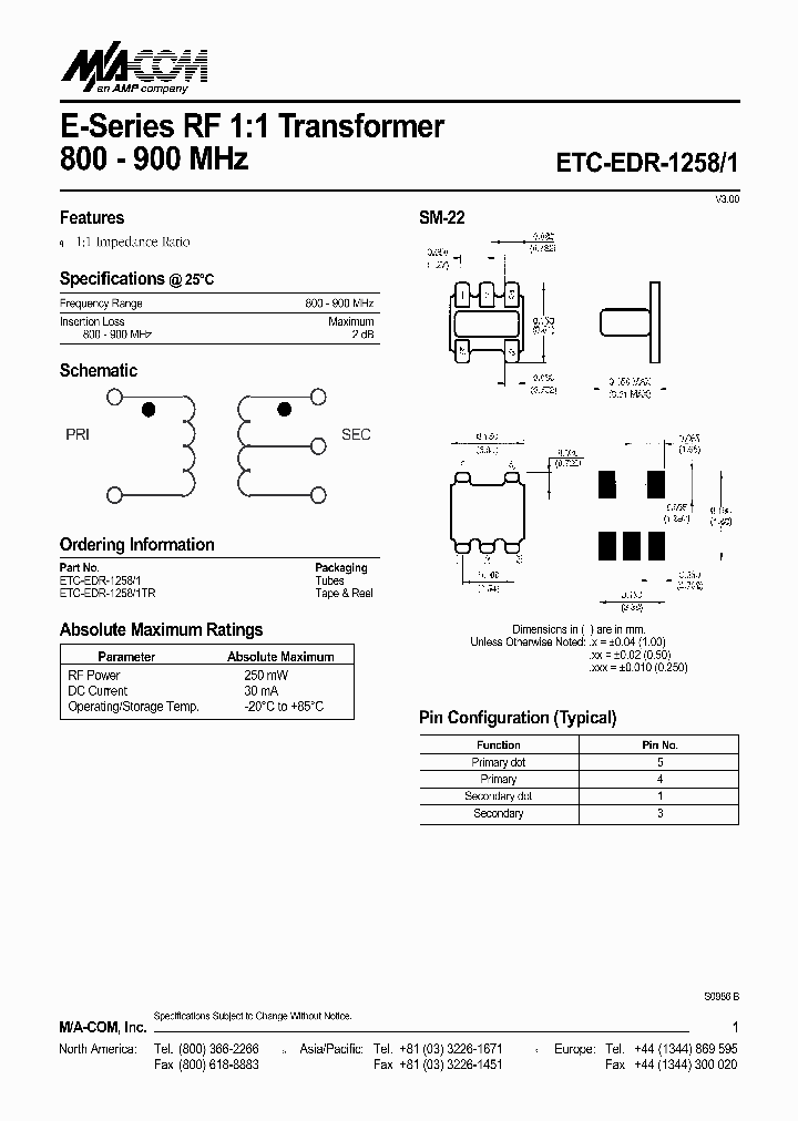 ETC-EDR-12581TR_2816820.PDF Datasheet