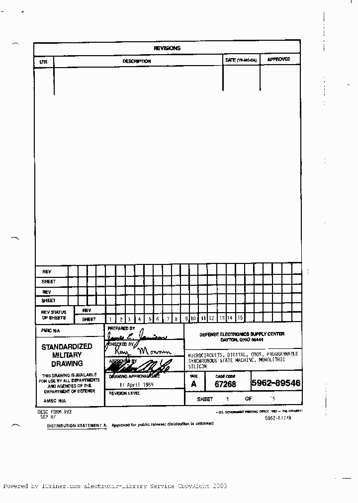 5962-89546033X_2819230.PDF Datasheet
