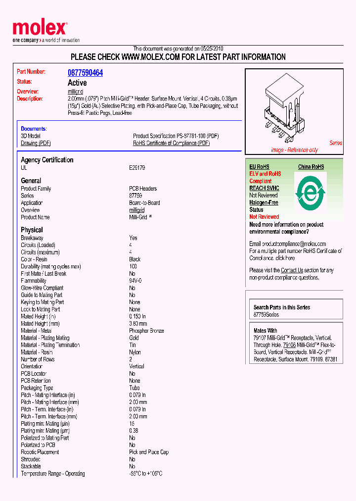 87759-0464_2822665.PDF Datasheet