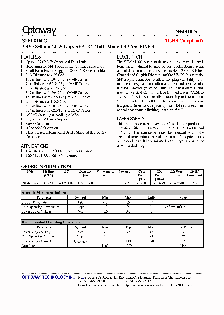 SPM-8100G_2822893.PDF Datasheet