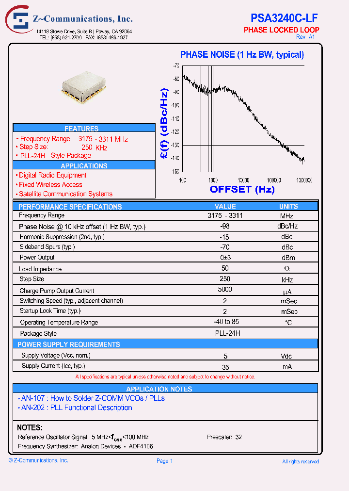 PSA3240C-LF_2818502.PDF Datasheet