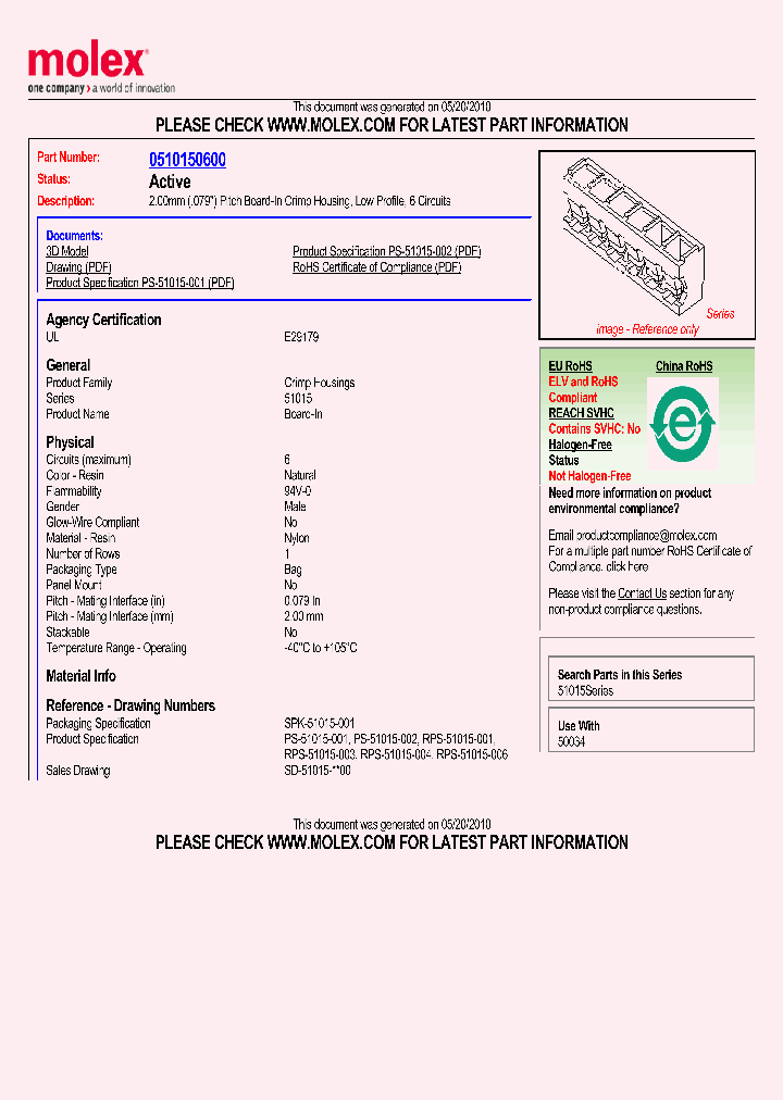 51015-0600_2822995.PDF Datasheet