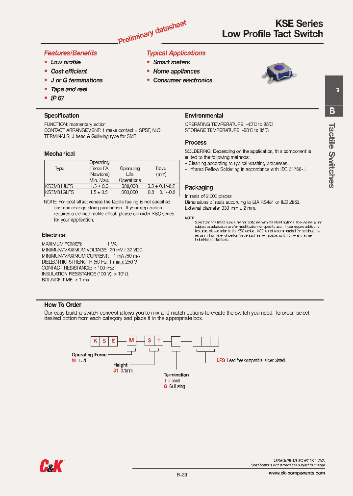 KSEM31GLFS_2823136.PDF Datasheet