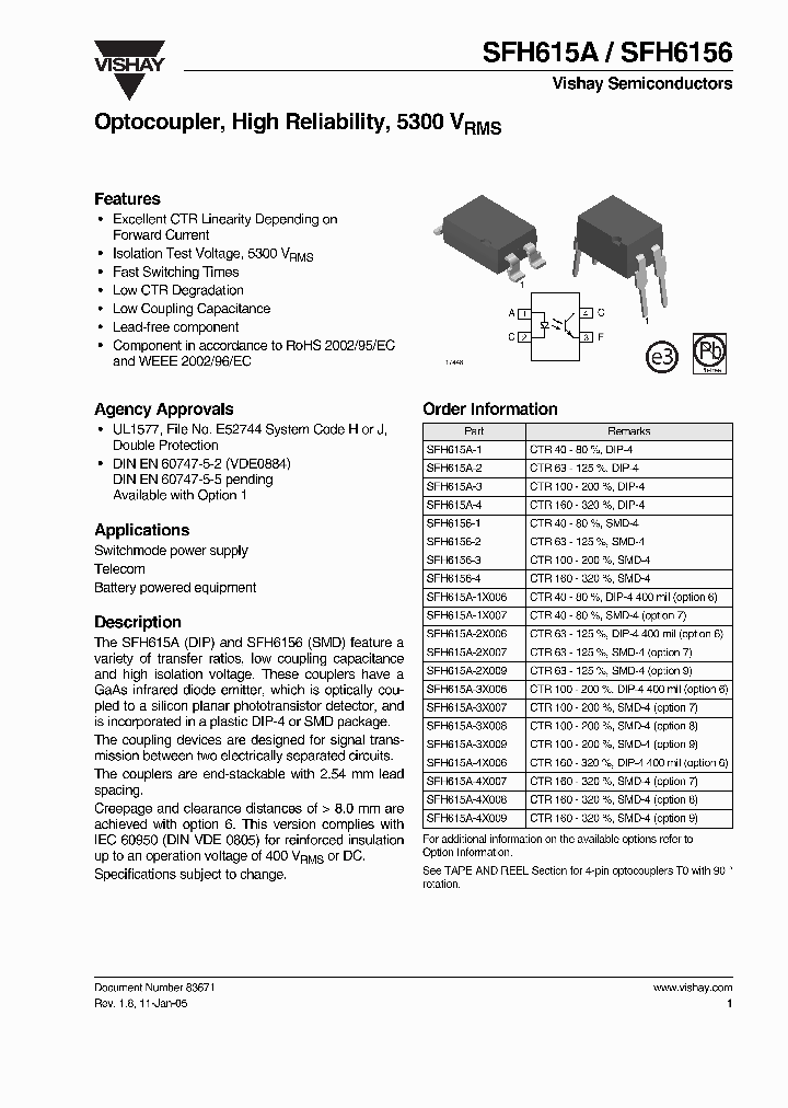 SFH615A-1X006_2823702.PDF Datasheet