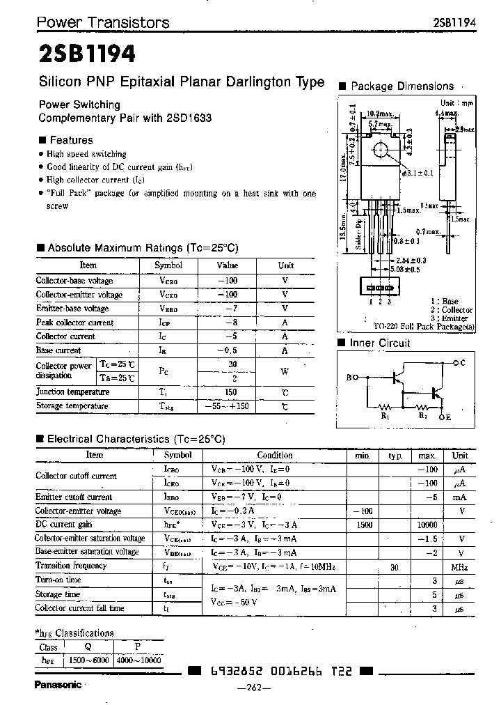 2SB1194Q_2825468.PDF Datasheet
