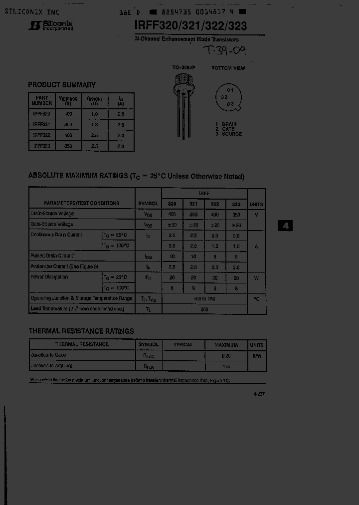 IRFF321_2826034.PDF Datasheet