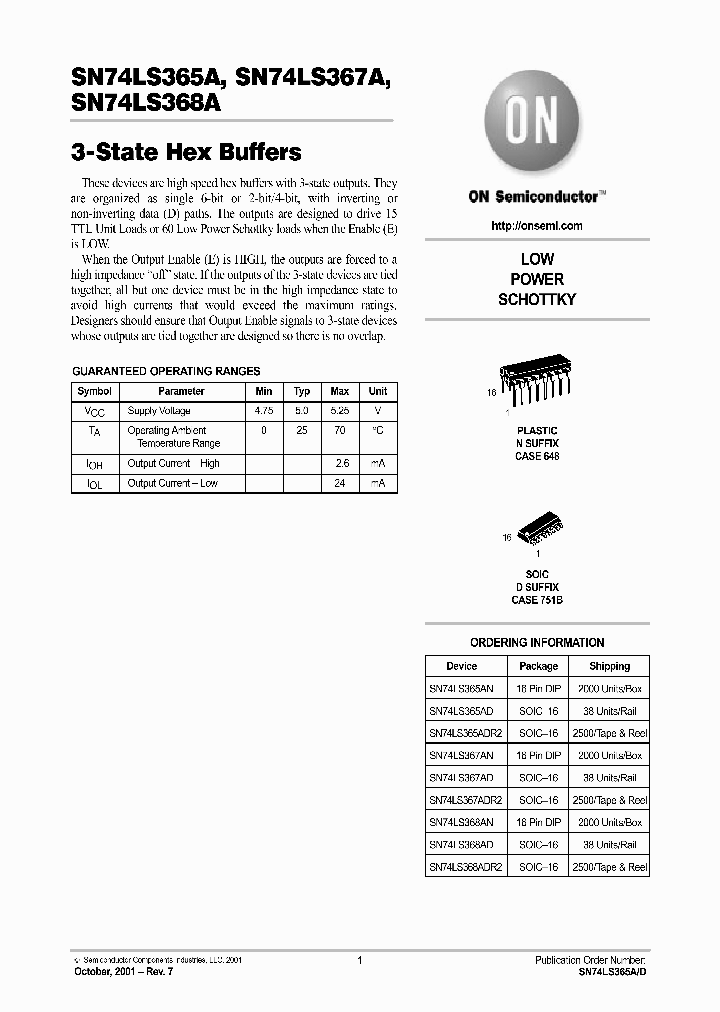 SN74LS365A-D_2828807.PDF Datasheet
