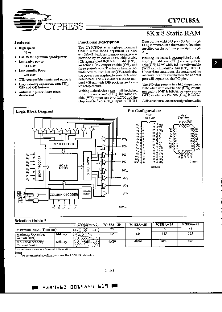 CY7C185A-15LMB_2828708.PDF Datasheet