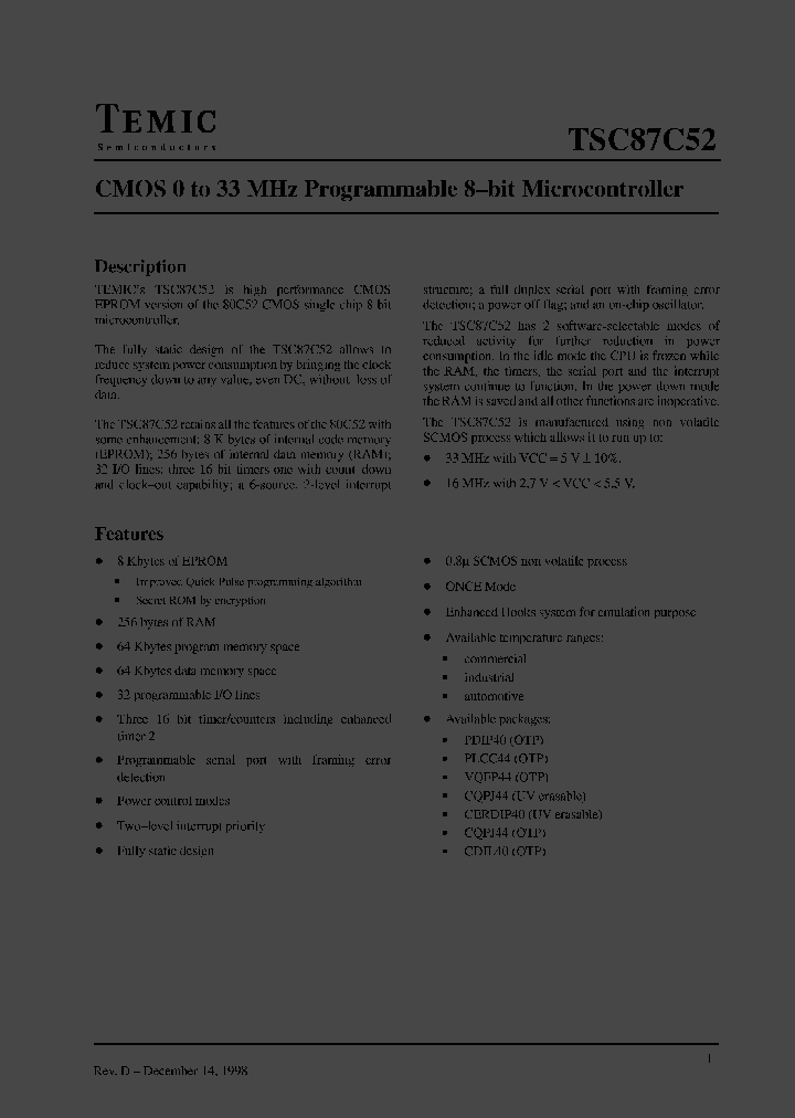 TSC87C52-25AE_2828883.PDF Datasheet