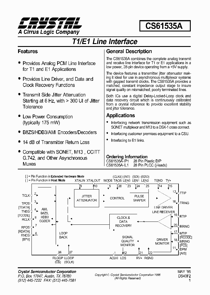 CS61535A-IL1_2828927.PDF Datasheet