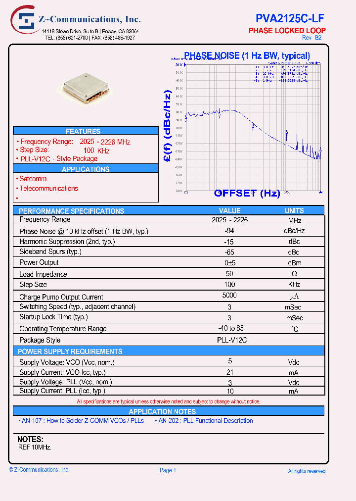 PVA2125C-LF10_2833688.PDF Datasheet