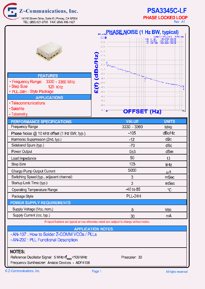 PSA3345C-LF_2834189.PDF Datasheet