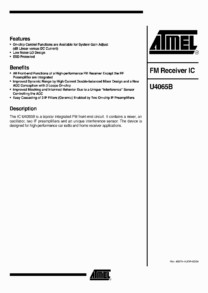 U4065B-AFL_2831543.PDF Datasheet
