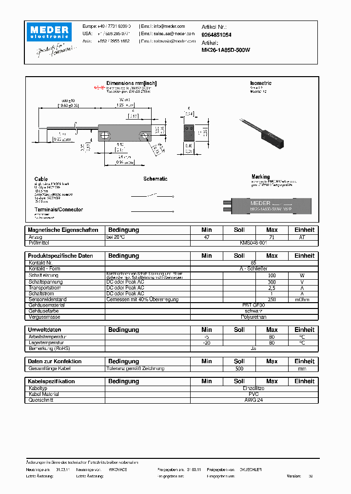 MK26-1A85D-500WDE_2836509.PDF Datasheet