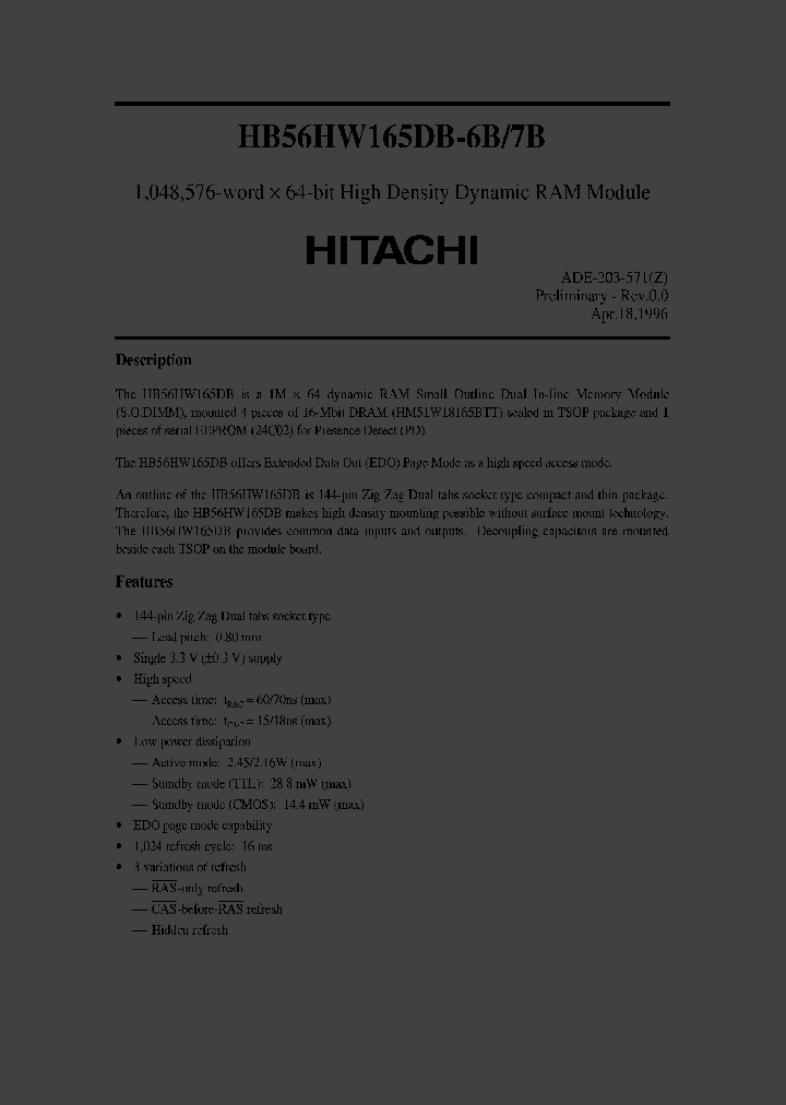 HB56HW165DB-7B_2836432.PDF Datasheet