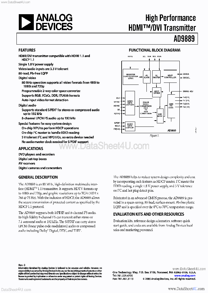 AD9889_2843064.PDF Datasheet