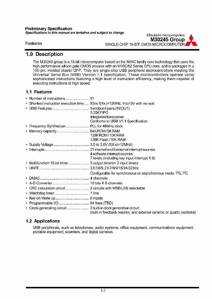 M30245FA-XXXGP_2842975.PDF Datasheet