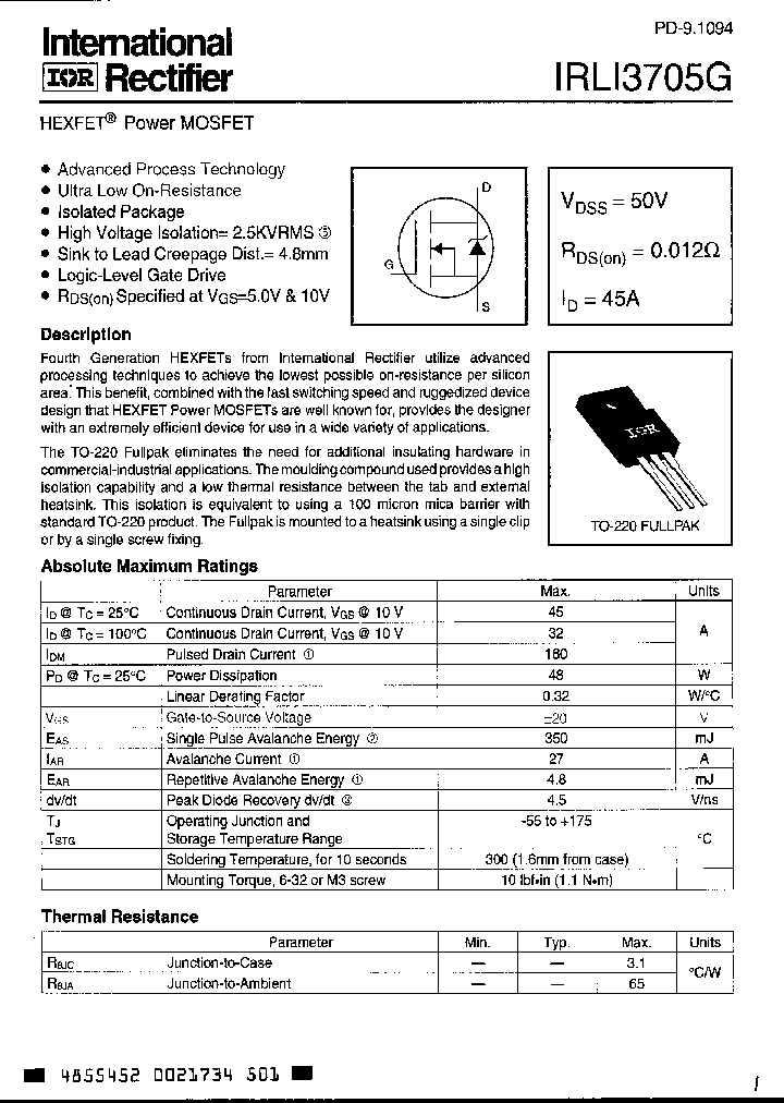 IRLI3705G_2843966.PDF Datasheet